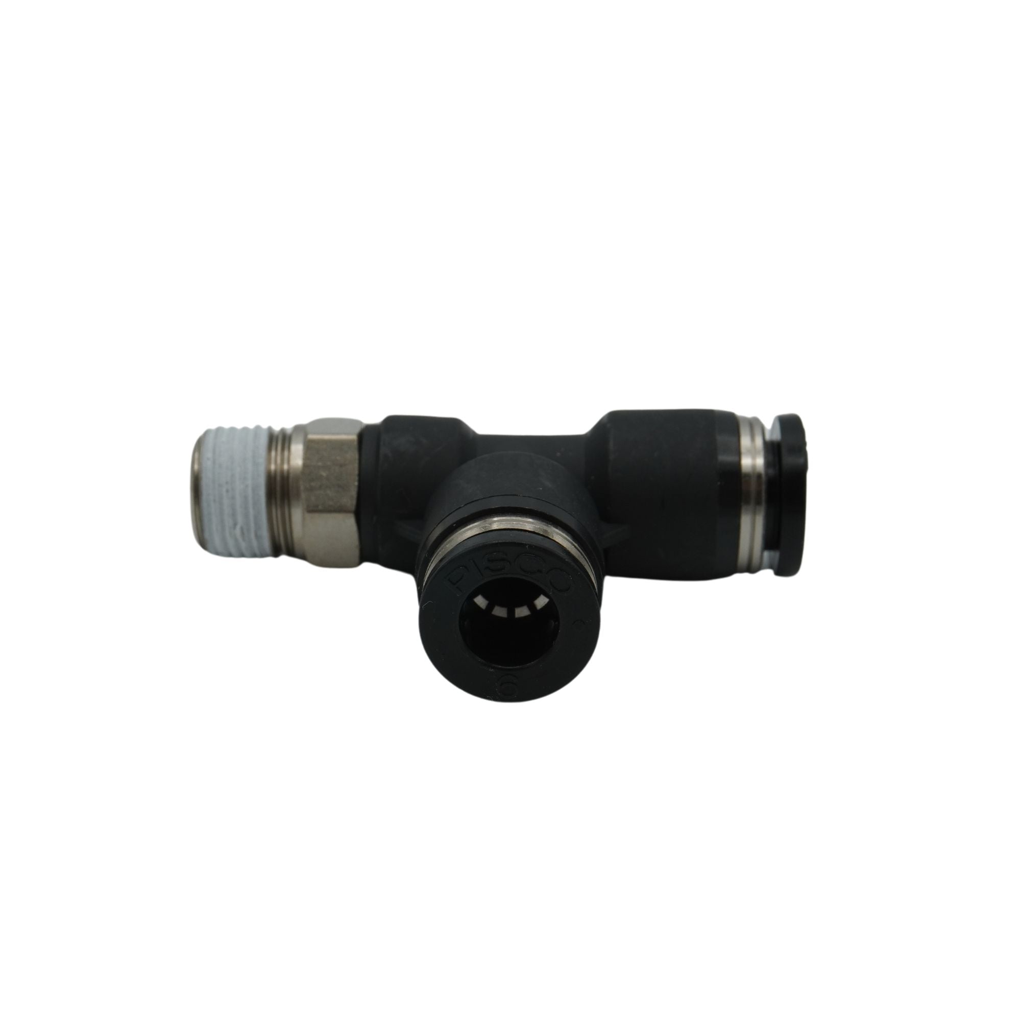 Pisco | Koganei | R1/8 x 6mm Tube Run Tee | PD6-01-Pneumatic-TECO Technology