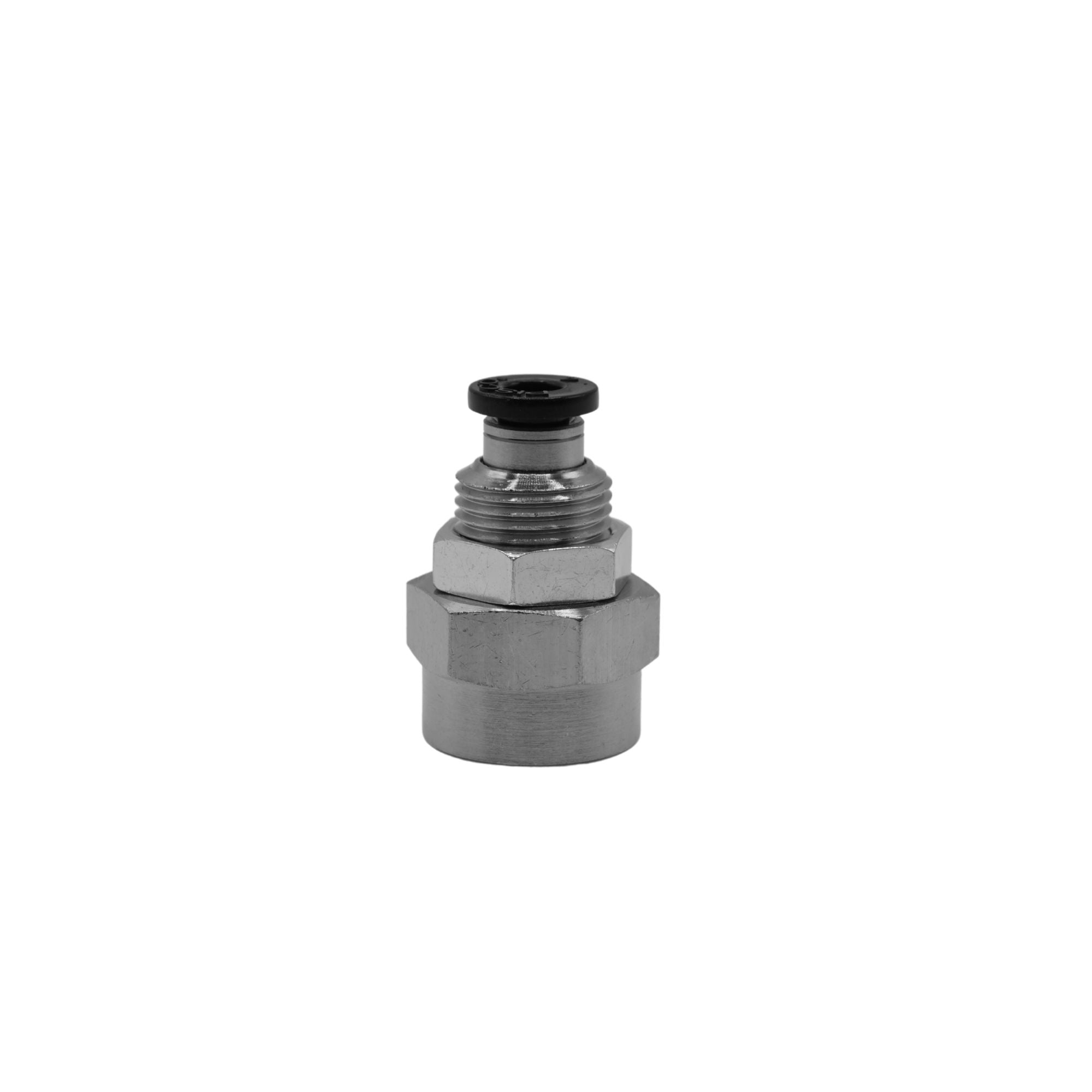 Pisco | Koganei | Rc1/4 x 4mm Tube Female Bulkhead | PMF4-02-Pneumatic-TECO Technology