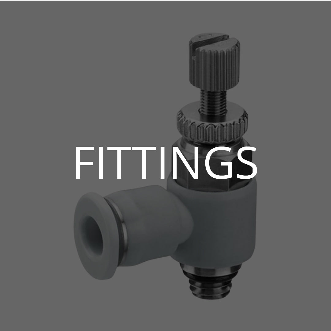 pneumatic fitting product example photo that leads to the fittings category