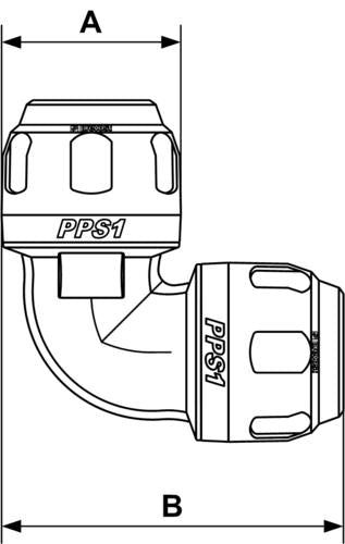 Prevost | Elbow Socket 90 degrees 1-1/4" | PPS1 9C32