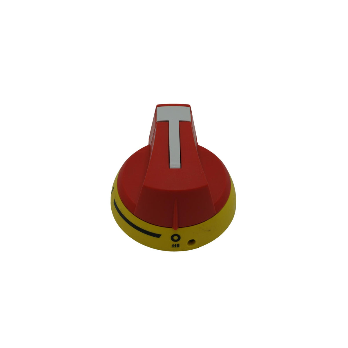 Socomec | S01 Round Handle, Red/Yellow, 2-Pos, Lockable in OFF only, defeatable, NEMA 4/4X | 140E2111