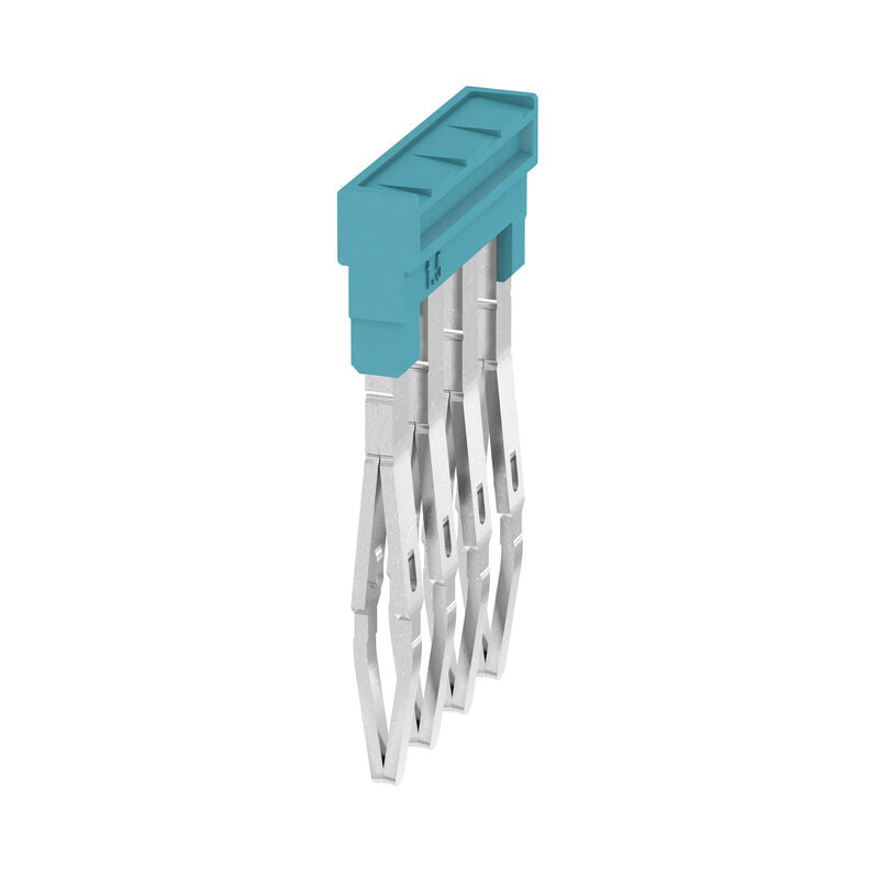 Weidmueller | ZQV 1.5N/4 BL Terminal Block Jumper 1.5mm 4 Pole Blue | 1985570000
