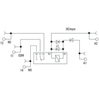 schematic of a relay module