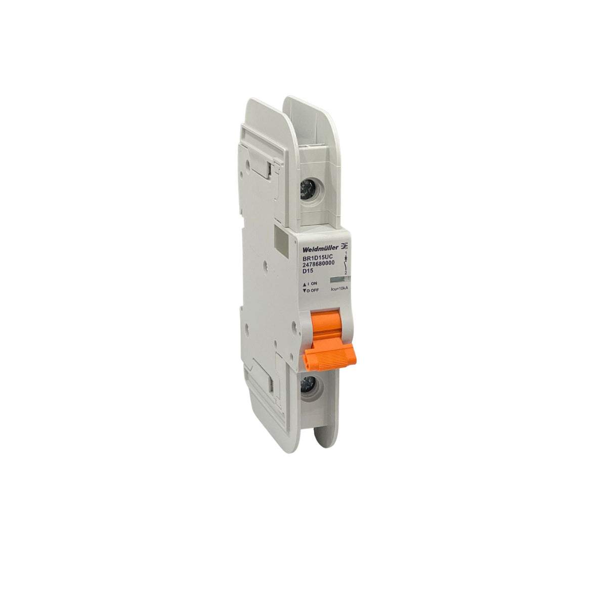 Miniature circuit breaker with orange switch