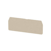 side view of a beige rectangular block