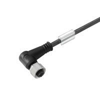 black cord with an L shape at one end that has a metal ring at the tip