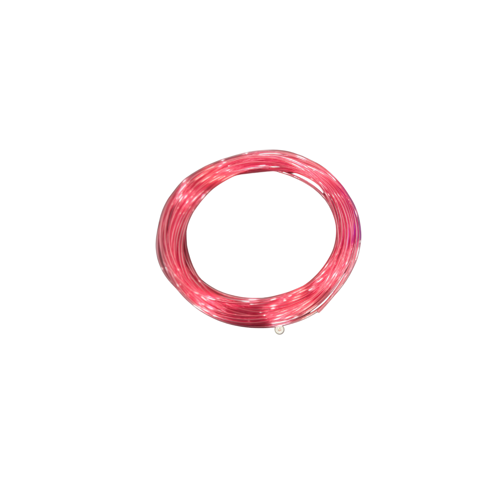 Red clear tubing