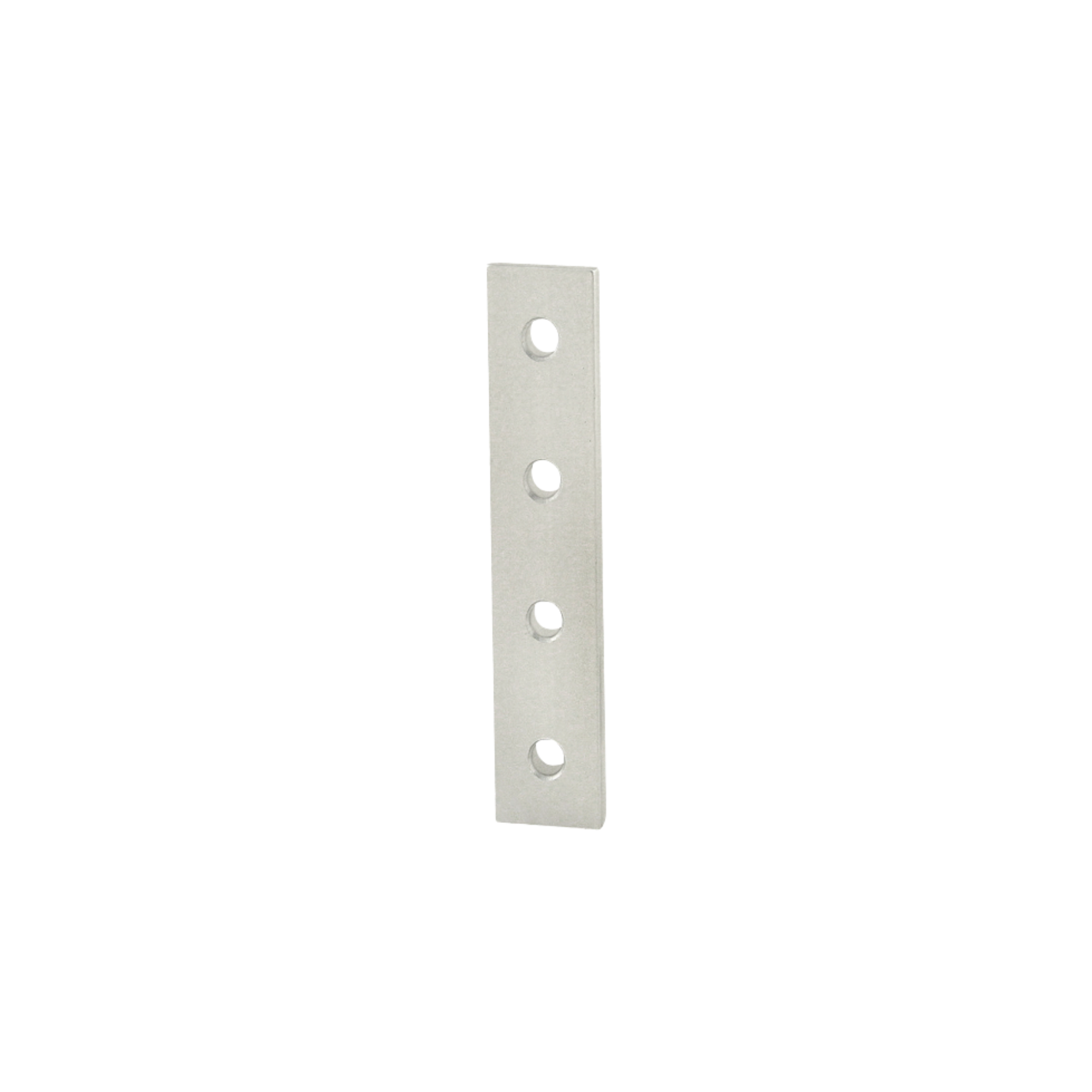 upright rectangle flat plate with four vertically lined mounting holes