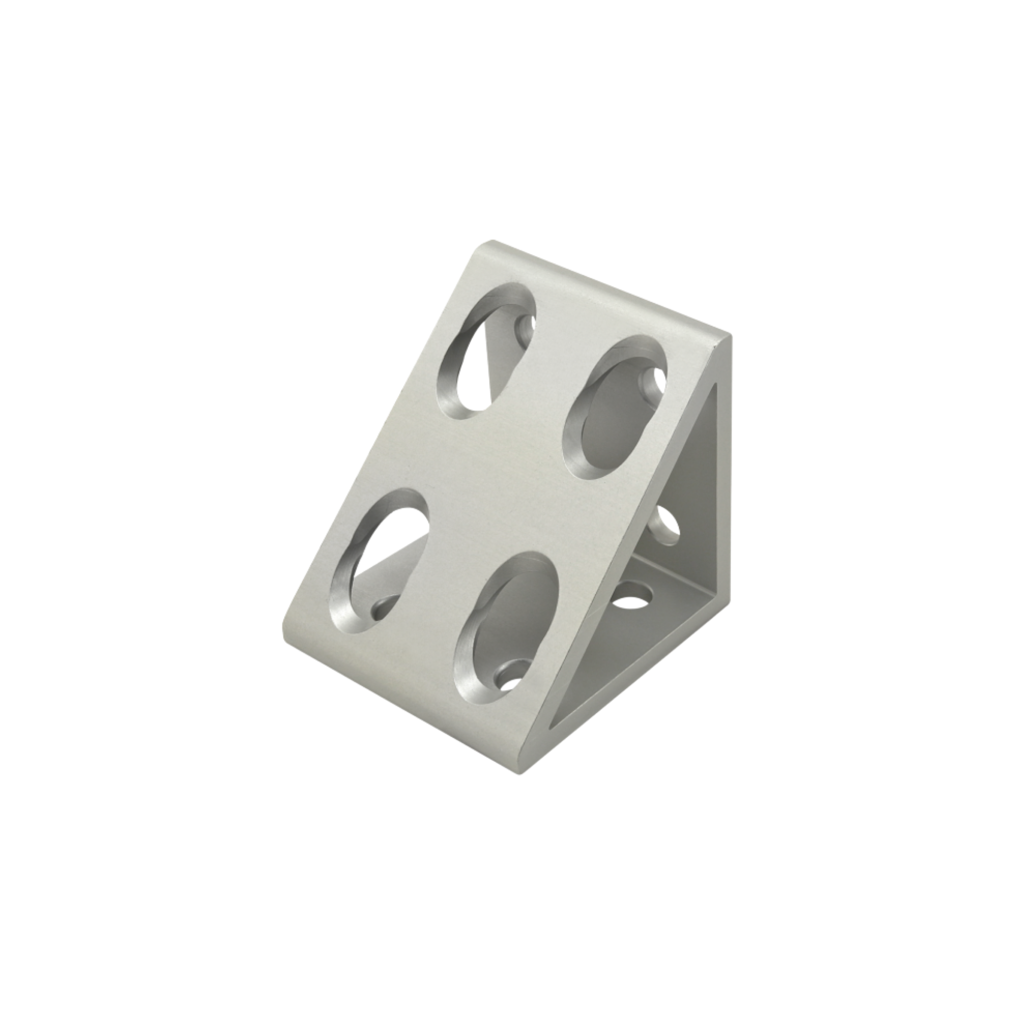 wide three sided corner bracket with four holes on each of the sides