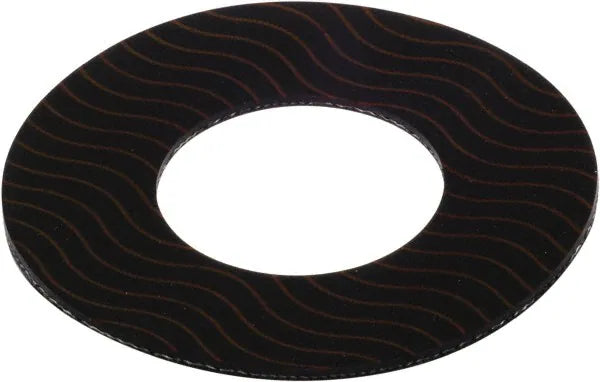 black circular disc