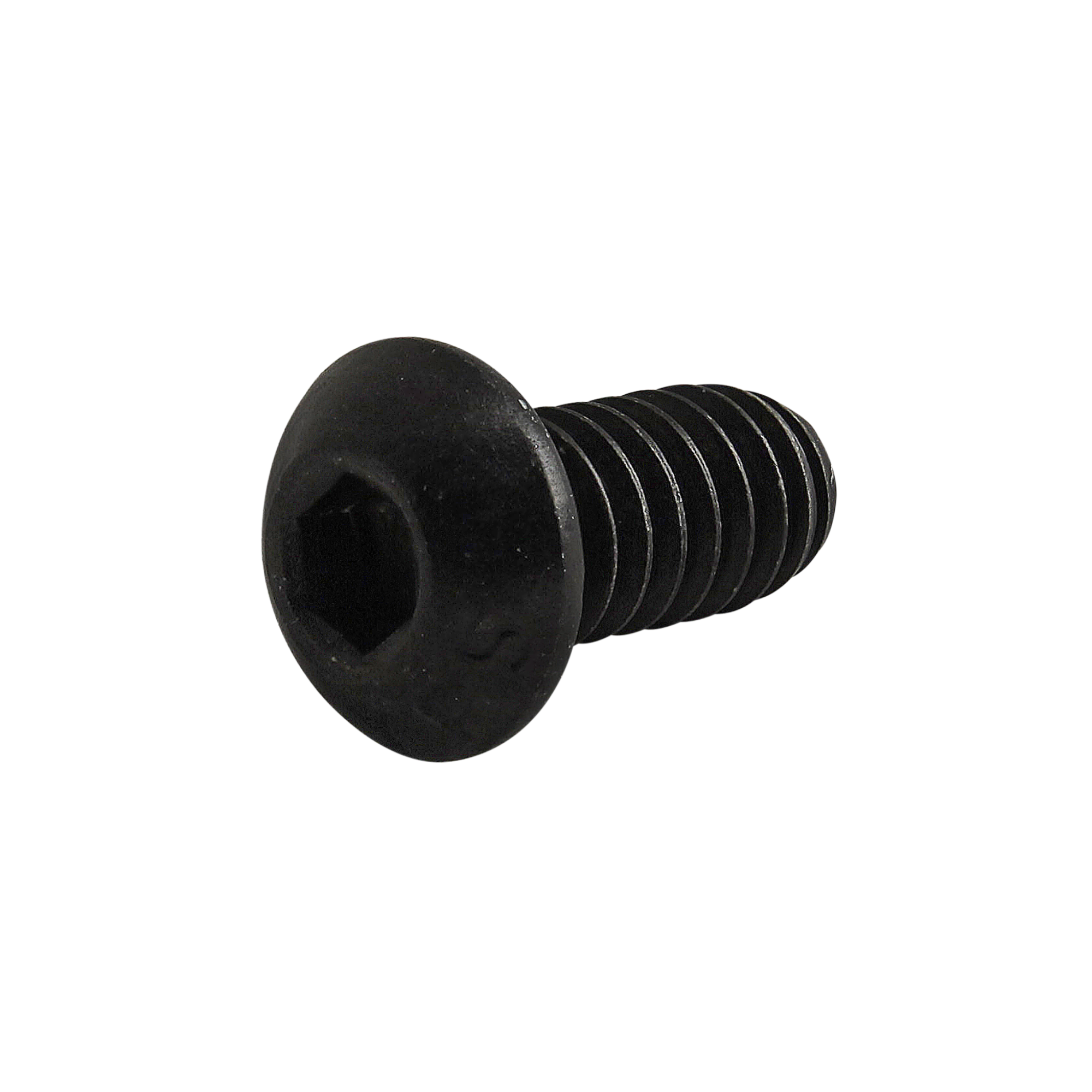 side view of a hex socket screw with the head on the left and the threading on the right