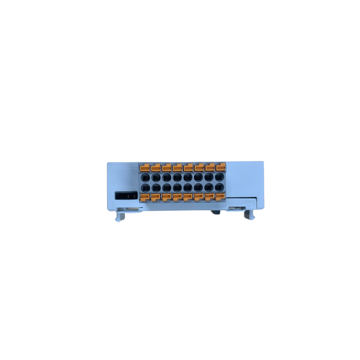 bottom view of an electronic control unit with sixteen ports
