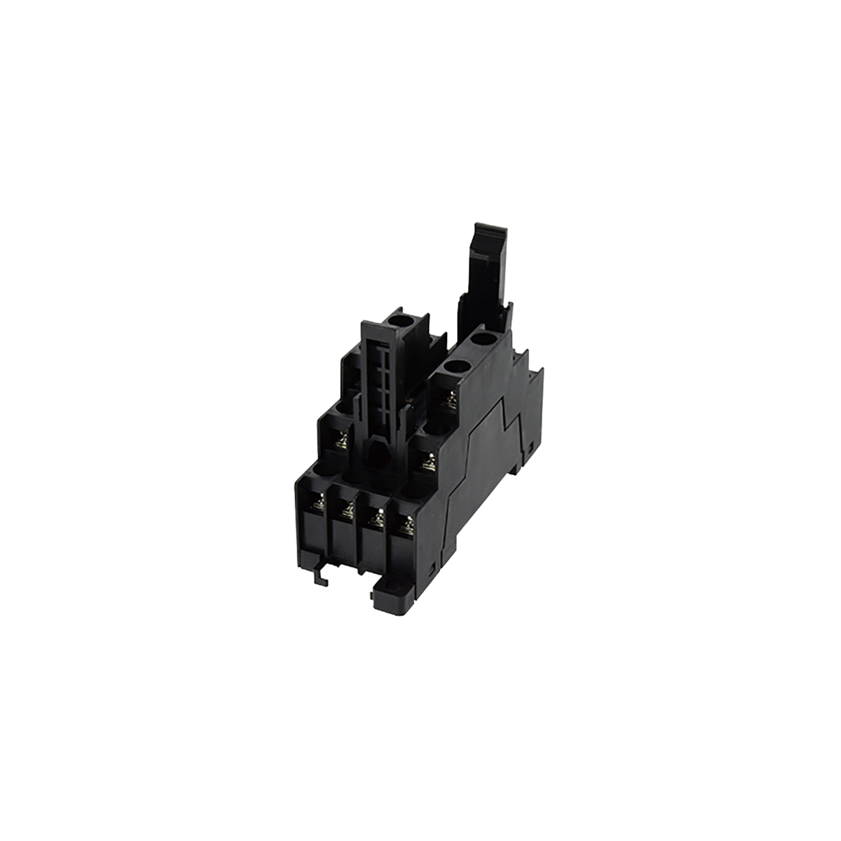 side view of a socket DIN mount with multiple terminal points