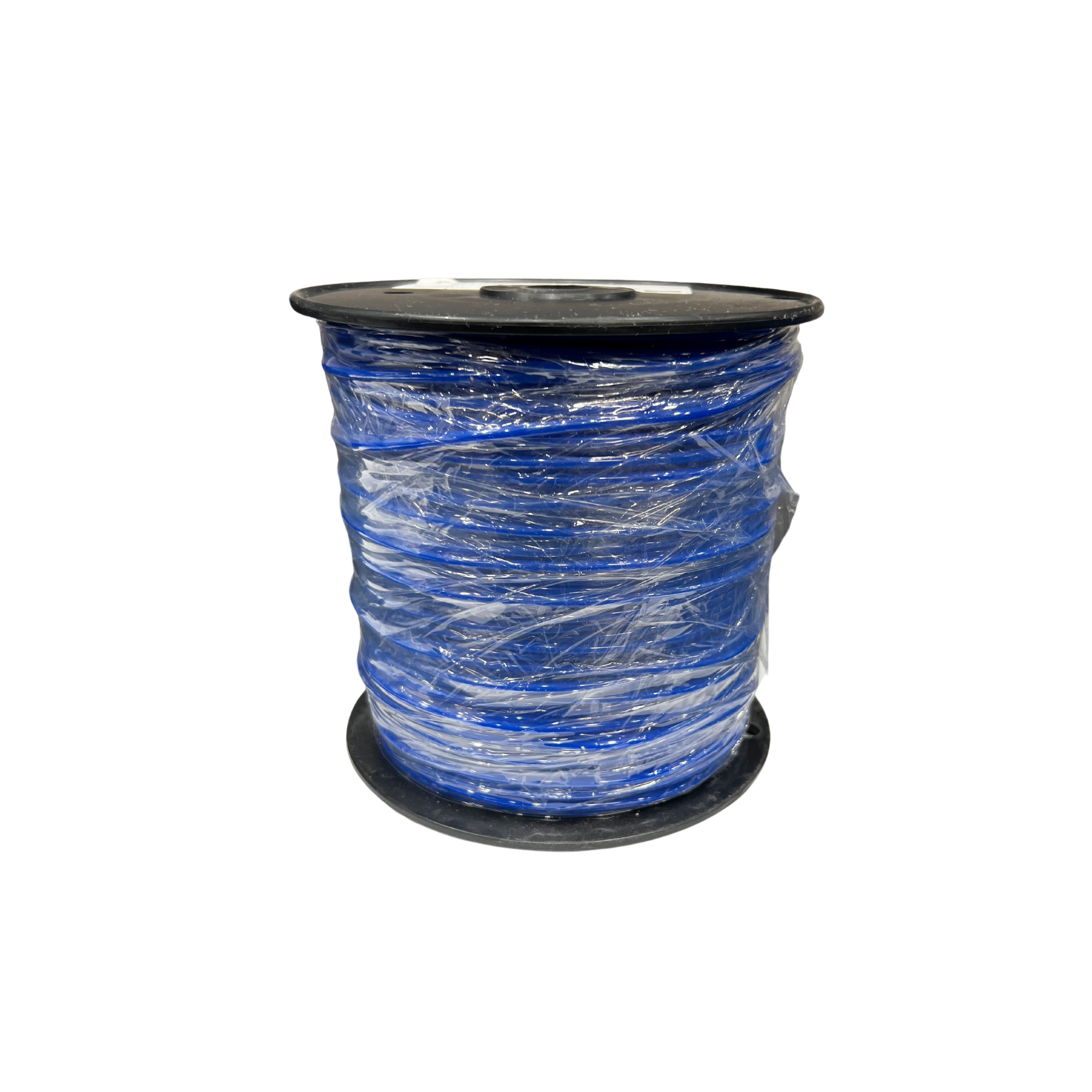 blue tubing in reel