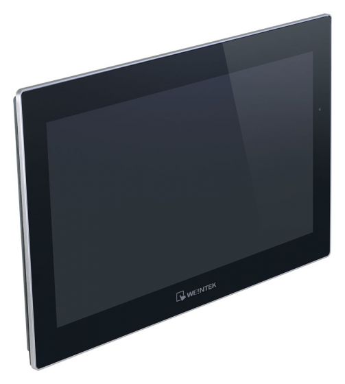 blank, rectangular display screen with a black frame